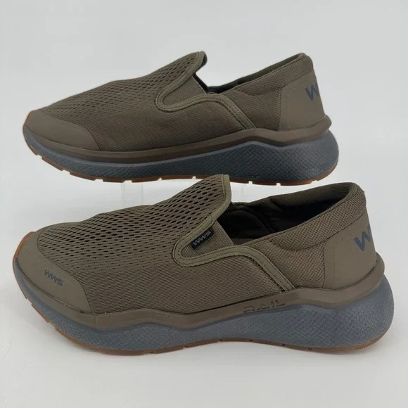 World Wide Sportsmans Palomar Fishing Shoes MENS Brown Slip On SIZE 10.5 - Picture 2 of 8